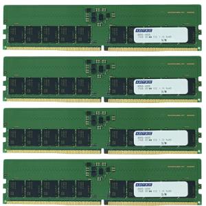 サーバ用 増設メモリ PC5-4800 288pin Unbuffered DIMM DDR5-4800 UDIMM ECC 32GBx4枚 2Rx8 ADS4800D-E32GDB4 アドテック/ADTEC｜gigamedia2