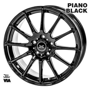 ホイール  SWALLOW 16インチ 6.5J +53 5H114.3 12本スポーク ブラック