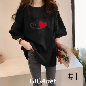 Tシャツ レディース 半袖 クルーネック カットソー 大きいサイズ トップス カジュアル ゆったり 無地 英字 体型カバー ルームウェア アウトドア 春夏 2021