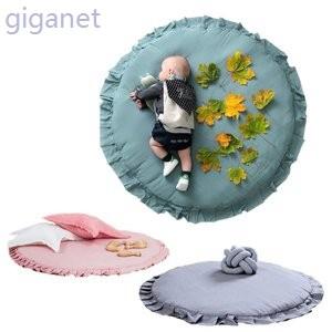 子供赤ちゃんゲームマットクロールマットベビーゲーム毛布レース円形遊びマット柔らかい床マットパッド子供・赤ん坊・幼児のテント