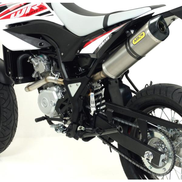 Arrow WR125R 2009-2016 サンダー スリップオン(中間パイプ付き) アルミ/カー...