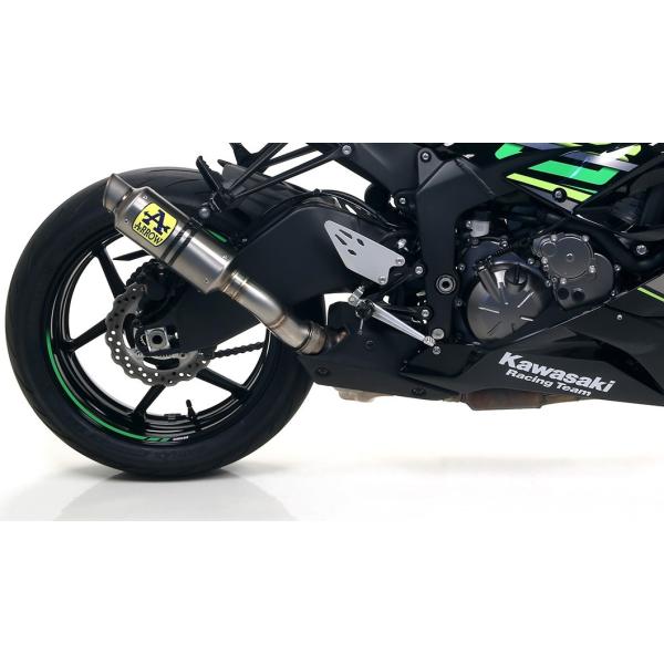 【即納】Arrow ZX-6R 636 2019-2022 スリップオン GP2 チタン 71553...