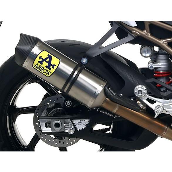 Arrow S1000RR 19-24 スリップオン Race-Tech アルミダーク カーボンエン...