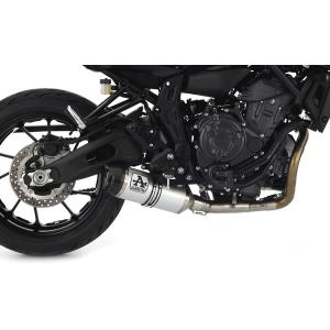 MT-07 21-24 JMCA 車検対応 Arrow フルシステム Thunder アルミ/カーボ...