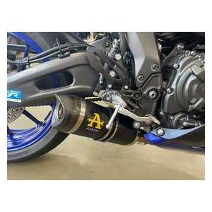 YZF-R7 22-23 JMCA 車検対応 Arrow フルシステム Thunder アルミダーク/カーボンエンド 政府認証(JMCA) 71930AKN+71758MI-R7JMCA｜gigastation