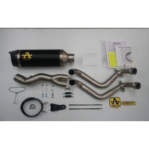 Mivv Exhaust XSR700 16-20 フルエキ GHIBLI BLACK(触媒あり) ハイ