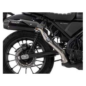 Arrow CL500 2023-2024 スリップオン Rebel アルミダーク/カーボンエンド ...