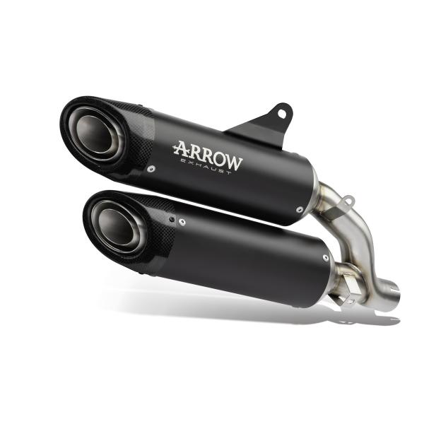 Arrow PanigaleV2/S 2025 ダブルスリップオン Round-Sil チタンダーク...