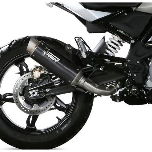 Mivv Exhaust G310GS 17-24 フルエキ(触媒なし) GP PRO BLACK ...