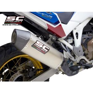【政府認証】アクラポビッチ スリップオン CRF1000L　アフリカツイン AKRAPOVIC アクラポビッチ SLIP ON LINE チタン 政府認証