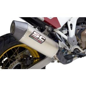 【政府認証】アクラポビッチ スリップオン CRF1000L　アフリカツイン AKRAPOVIC アクラポビッチ SLIP ON LINE チタン 政府認証