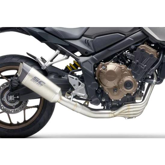 SCプロジェクト CB650R 21-23 フルエキシステム 4-1 &amp; SC1-R カーボンサイレ...