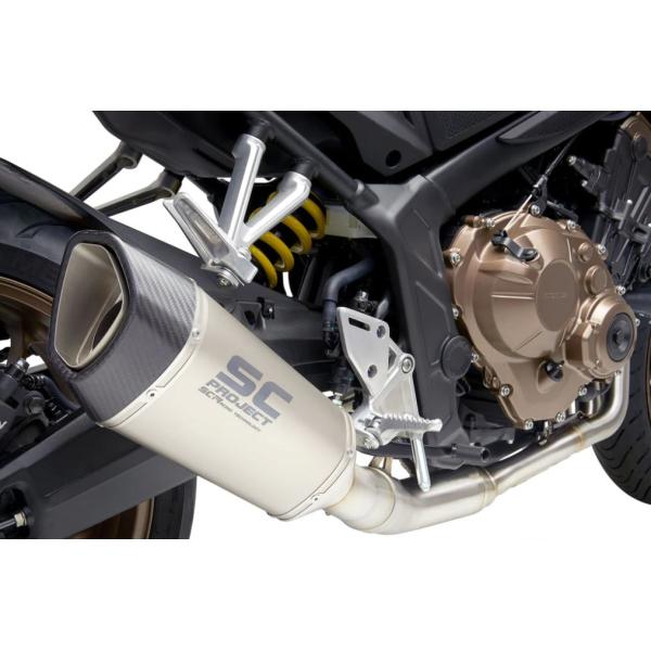 SCプロジェクト CB650R 21-23 フルエキシステム 4-1 &amp; SC1-R サイレンサー ...
