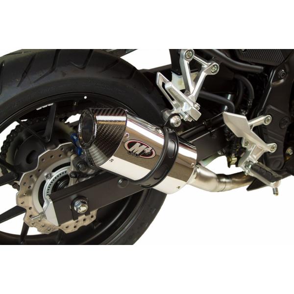 M4 Exhaust CBR500R 2016-2026 スリップオン ポリッシュ HO5032