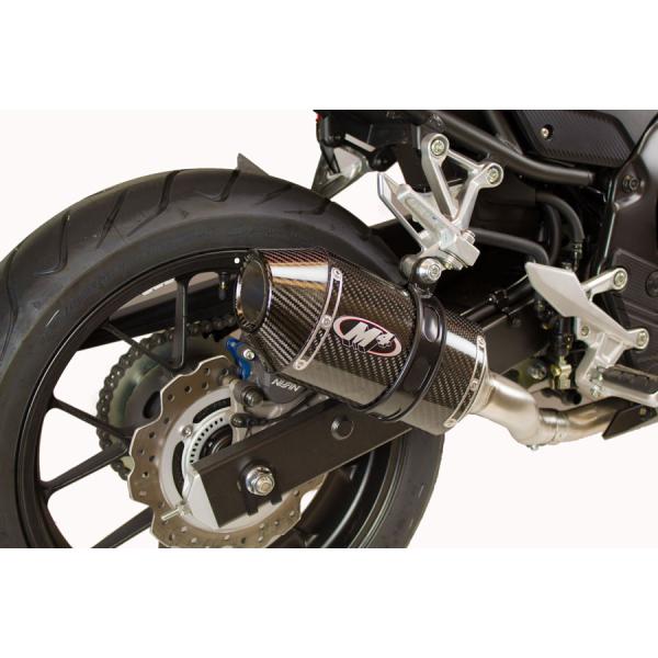 M4 Exhaust CBR400R 2016-2023 スリップオン カーボン HO5034