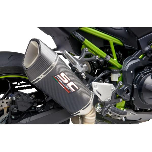 公道走行可 Z900 20-24 SC Project SC1-R スリップオン &amp; フルチタンリン...