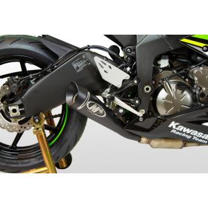 M4 Exhaust ZX-6R 2009-2023 スリップオン GP19 ブラック KA6922-GP19｜gigastation