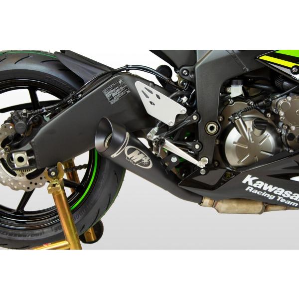 M4 Exhaust ZX-6R 2009-2023 スリップオン GP19 ブラック KA6922...