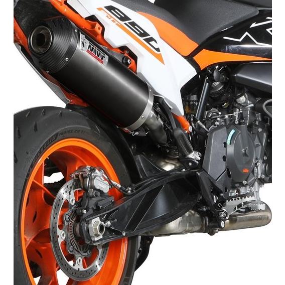 Mivv Exhaust 890SMT 2023-2024 スリップオン OVAL ステンブラック ...