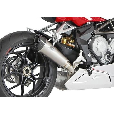 SCプロジェクト MVアウグスタF3 675 2012-2017 コニック スリップオン チタン /...