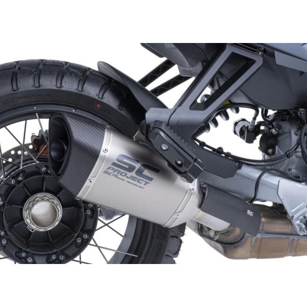 モトグッツィ Stelvio 24-25 公道走行可 スリップオン SCプロジェクト SC1-R M...