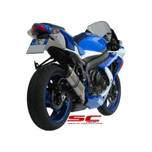 M4 Exhaust GSX-R750 2011-2025 GPスリップオンブラックマフラー