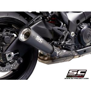 M4 Exhaust GSX-R750 2011-2025 GPスリップオンブラックマフラー