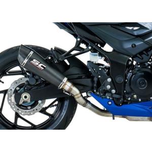 SCプロジェクト Suzuki GSX-S750 17-21 コニックカーボンスリップオン S15-...