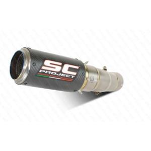 SCプロジェクト Suzuki GSX-R1000R 17-22 CR-Tスリップオン カーボン(テ...