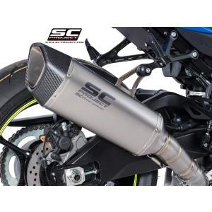 公道走行可 Suzuki GSX-R1000R 17-22 SC Project SC1-R スリップオン & フルチタンリンクパイプ S16-T91T