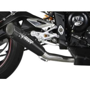 Mivv トライアンフ Street Triple R 17-23 スリップオン X-M5 BLAC...