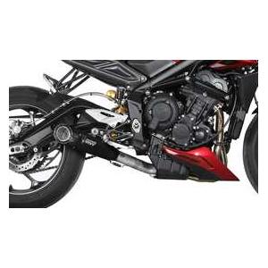 Mivv StreetTriple765R 23-24 フルエキ X-M5 ステンレスブラック T....