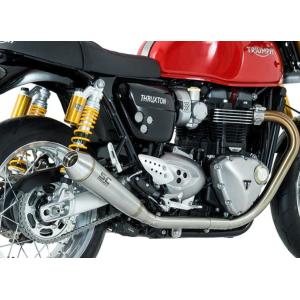 SCプロジェクト スラクストン1200RS 2020 ヴィンテージコニック ツイン スリップオン (...