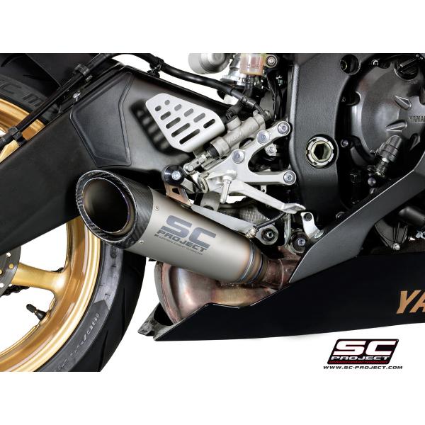 SCプロジェクト S1マフラー スリップオン チタン YAMAHA YZF-R6 06-16 Y04...