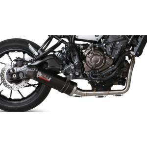 Mivv Exhaust XSR700 16-20 フルエキ GHIBLI BLACK(触媒あり) ハイ