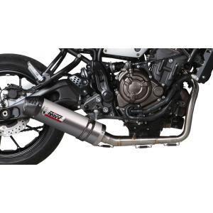 Mivv Exhaust XSR700 16-20 フルエキ GHIBLI BLACK(触媒あり) ハイ