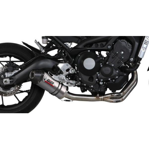Mivv Exhaust XSR900 2016-2024 フルエキ オーバル(触媒付) チタン/カ...