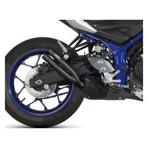 Mivv Exhaust MT-25 16-25 スリップオン DOUBLE GUN ステンブラック...