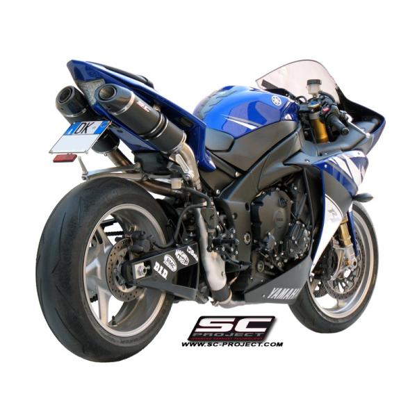 SCプロジェクト オーバルライン スリップオン チタン YAMAHA YZF-R1 09-14 Y0...