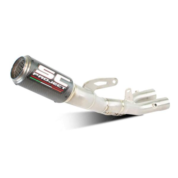 SCプロジェクト YZF-R1 15-25 CR-T スリップオン &amp; 2-1 フルチタン キャタラ...