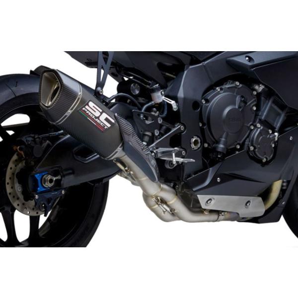 SCプロジェクト YZF-R1 15-25 SC1-R スリップオン &amp; 2-1 フルチタン キャタ...
