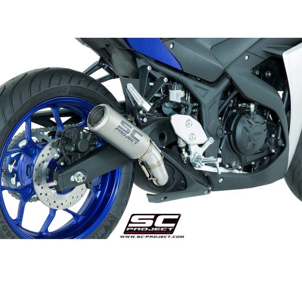 SCプロジェクト Yamaha YZF-R3 2015-2021 CR-T スリップオン チタン Y...