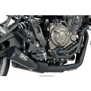 Mivv Exhaust XSR700 16-20 フルエキ GHIBLI BLACK(触媒あり) ハイ