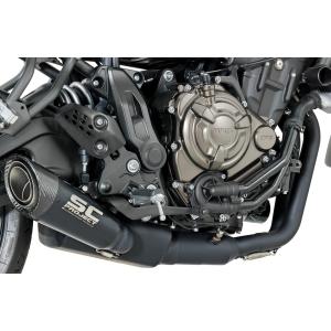 Mivv Exhaust XSR700 16-20 フルエキ GHIBLI BLACK(触媒あり) ハイ