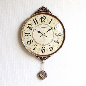 掛け時計 壁掛け時計 おしゃれ 両面時計 アンティーク レトロ 北欧