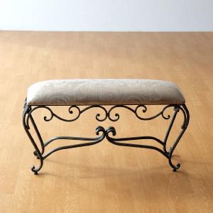 アンティーク 猫脚 スツール 玄関 ベンチ おしゃれ アイアン 腰掛け