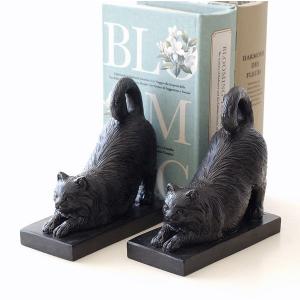 キャッツ・ブックエンド ブックエンド ブックスタンド 本立て 猫 ねこ