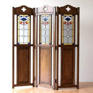 パーテーション 3連 パーティション おしゃれ 間仕切り家具 両面 衝立