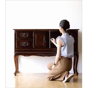 キャビネット アンティーク 家具 木製 脚付き...の詳細画像3