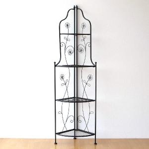 花台 フラワースタンド 木製 アイアン ラダーシェルフ ラダーラック